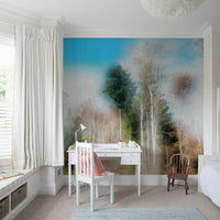 Natural light forest wallpaper
