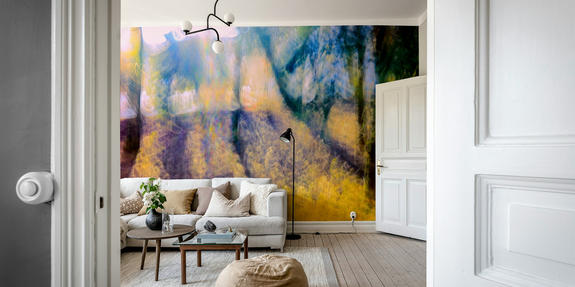 Nature-inspired abstract wall art
