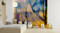 Dreamy forest light wall art

