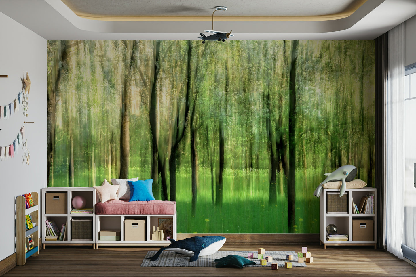 Abstract nature photo mural wallpaper
