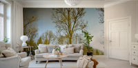 Nature photography tree mural
