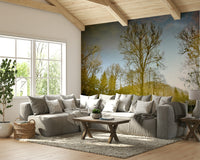 Still water scene wall mural
