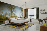 Peaceful forest reflection wall art
