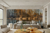 Serene lake scene wallpaper for walls
