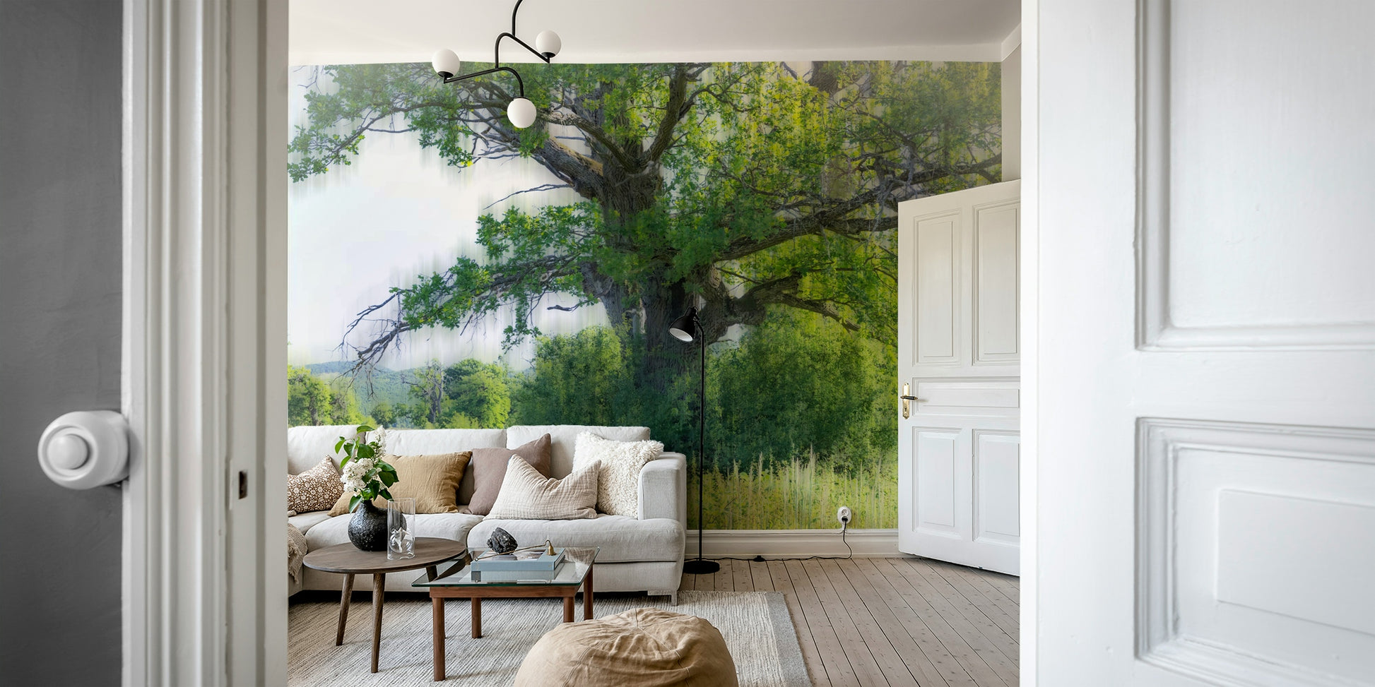 Single tree wallpaper for walls
