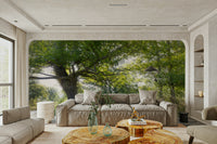 Calm nature photography mural
