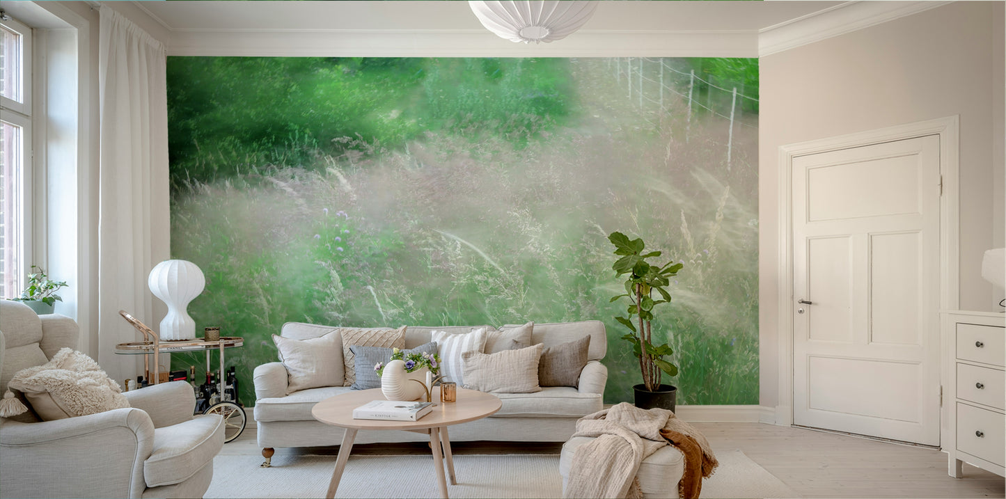 Soft focus nature trail wallpaper
