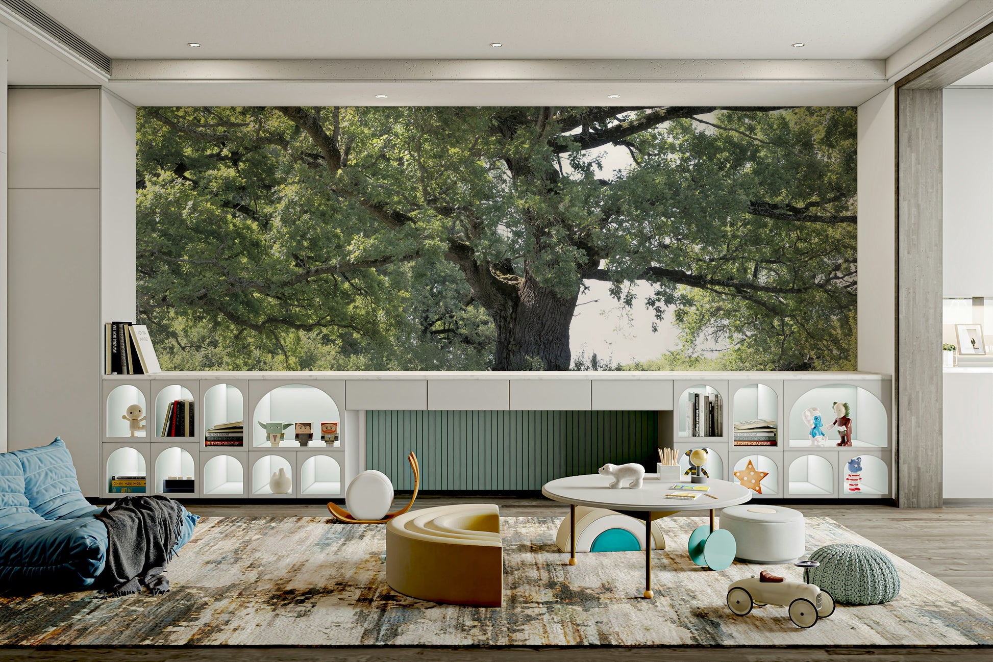Large tree wallpaper mural
