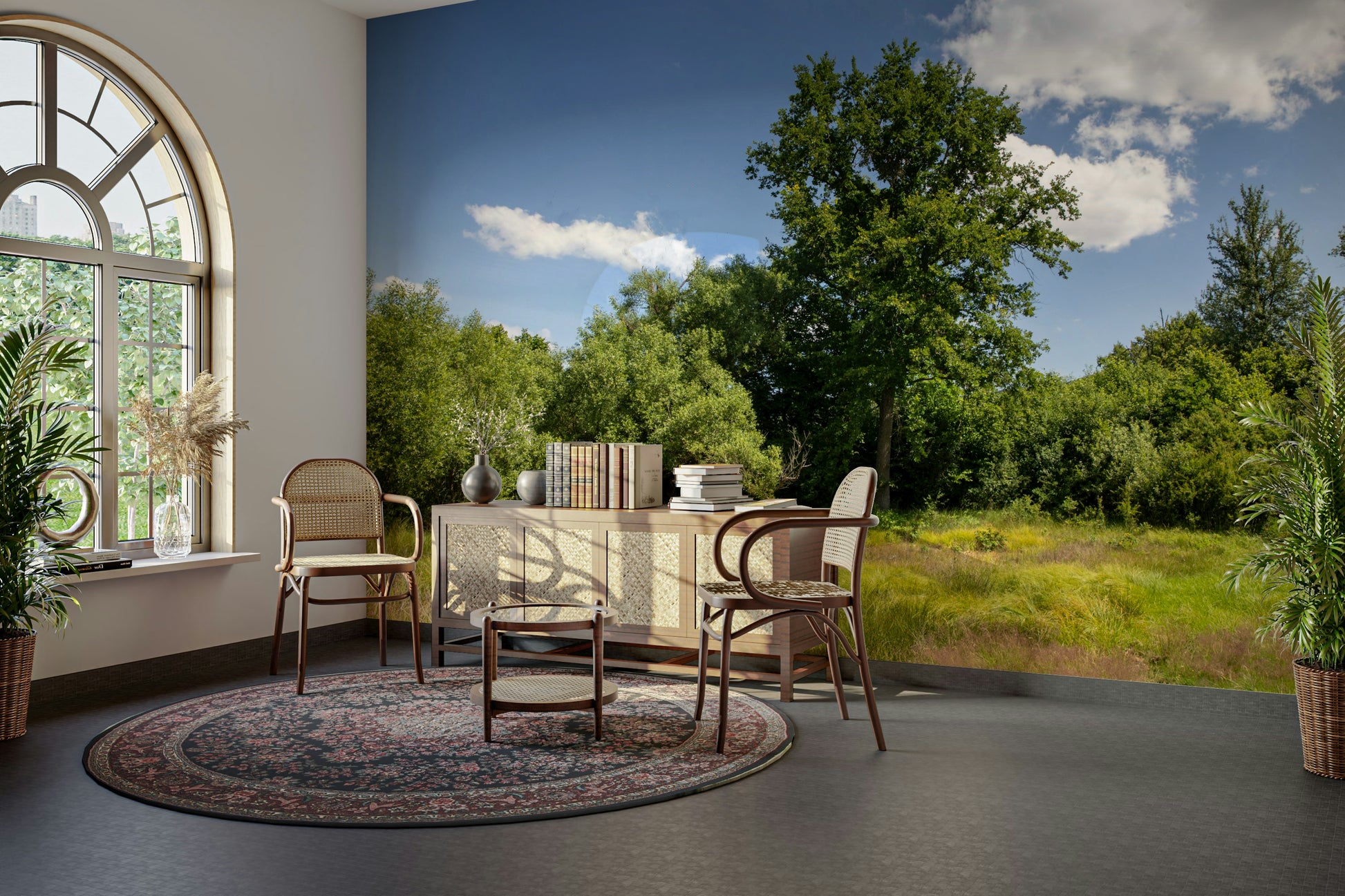 Calm outdoor sky mural wallpaper
