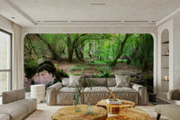 Woodland forest mural wallpaper
