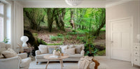 Nature wall art mural design
