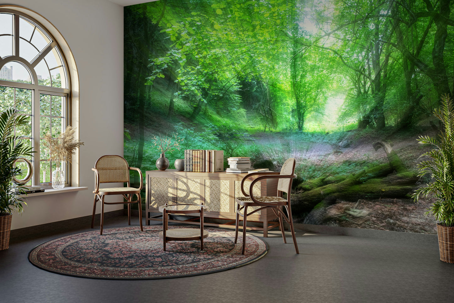 Tranquil outdoor-inspired wall art
