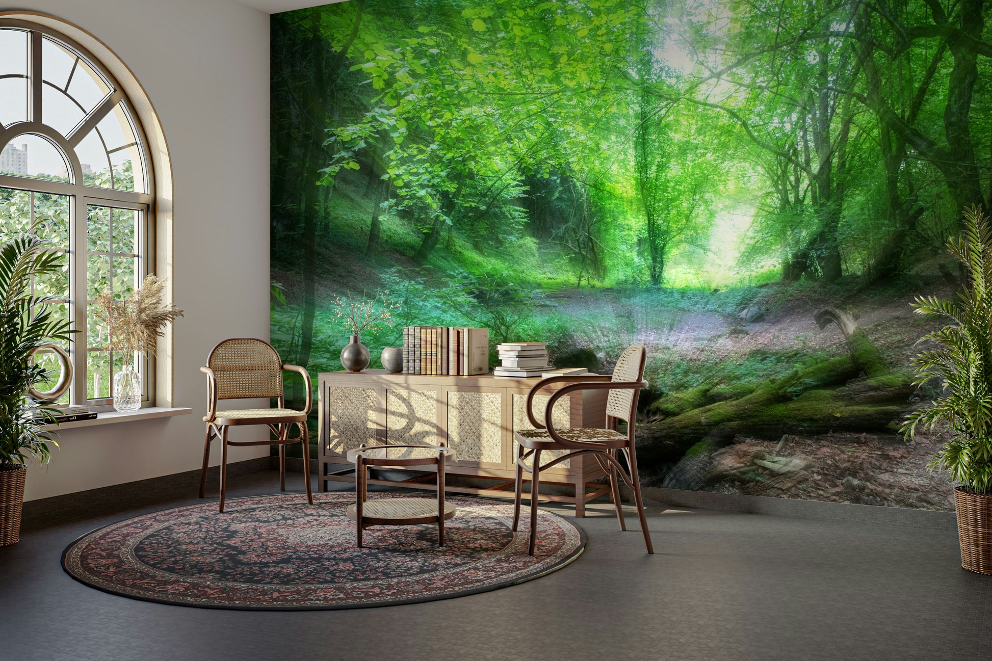 Tranquil outdoor-inspired wall art
