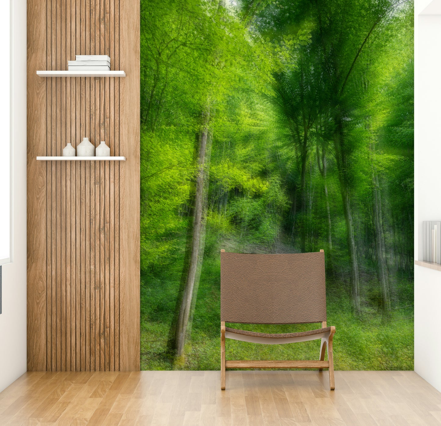 Abstract forest photography wallpaper
