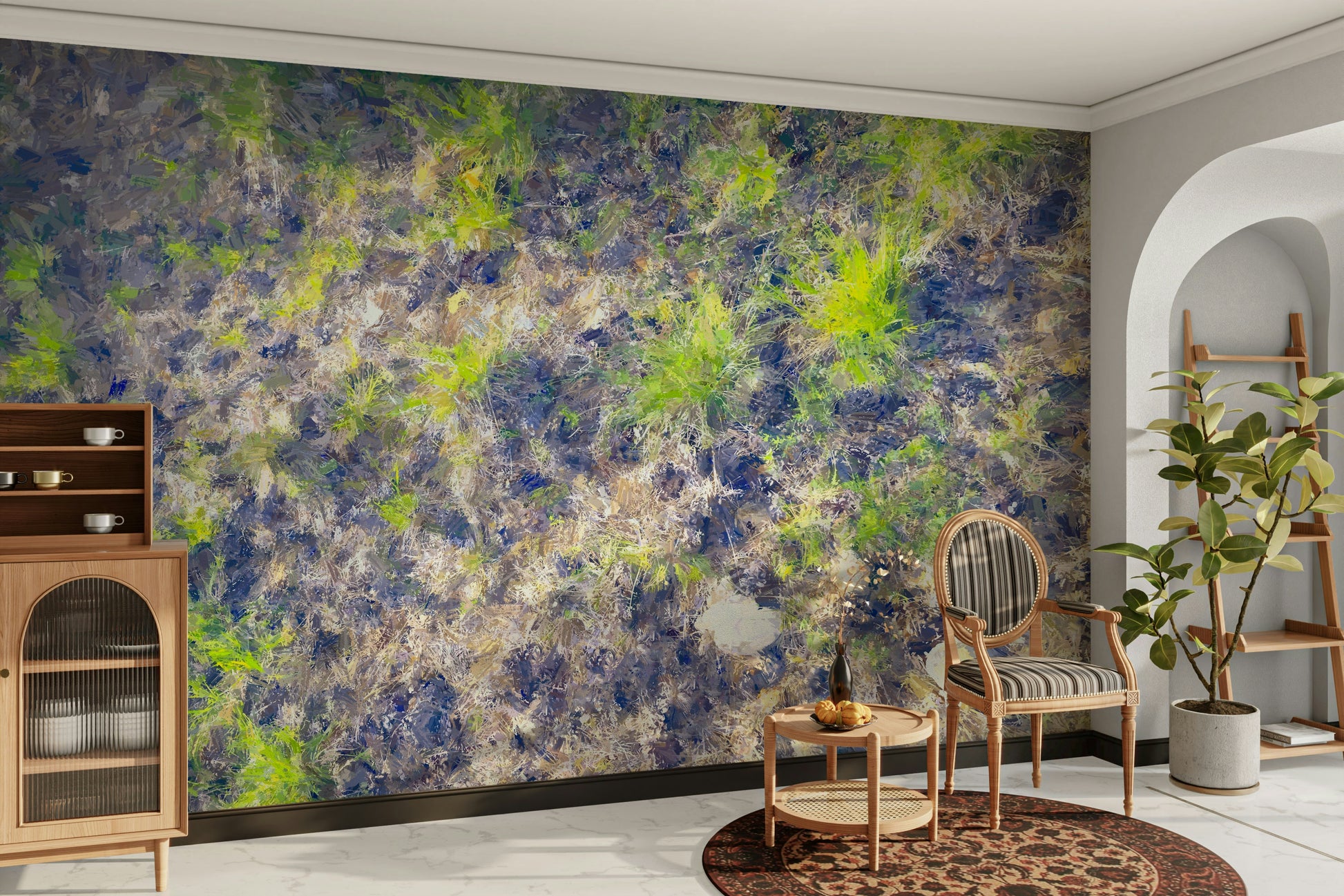 Vibrant green blades of grass are shown in sharp detail.

