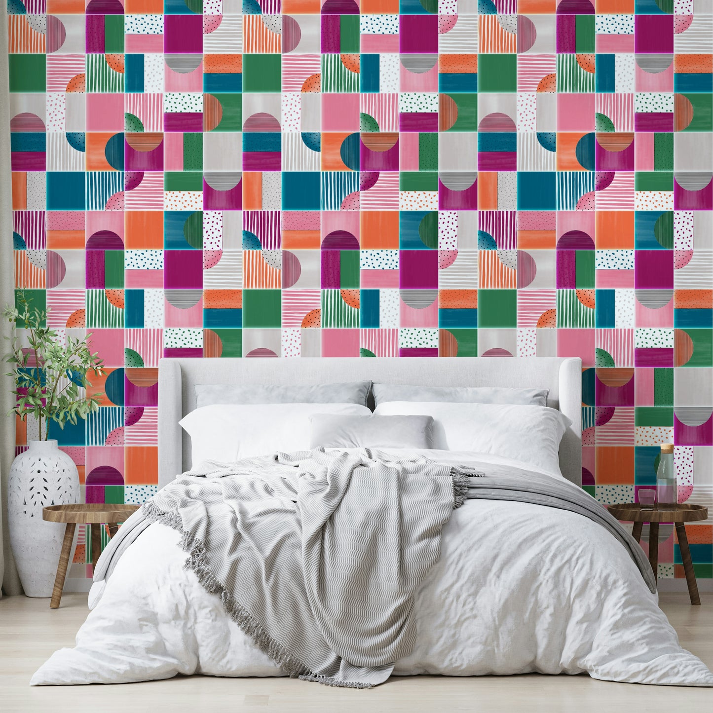 Bright mural for play spaces
