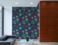 Dynamic and striking color palette for home decor.

