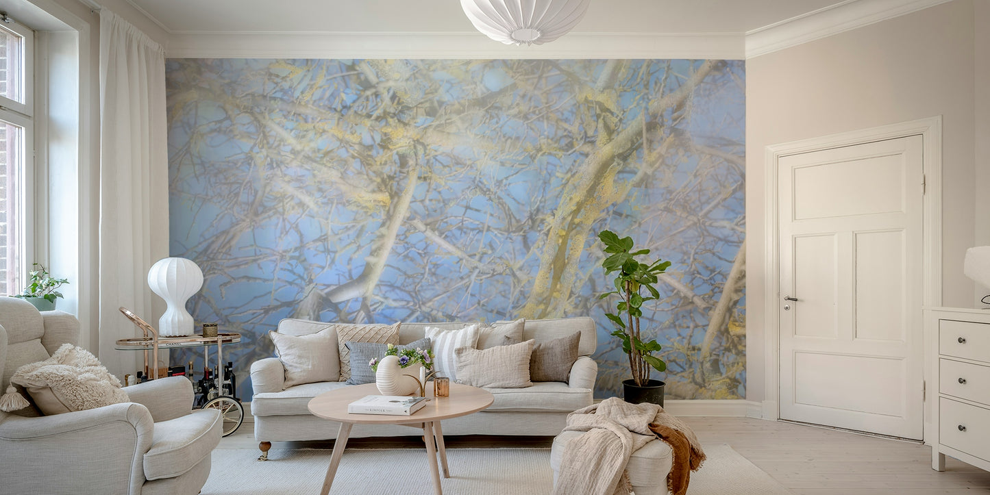 Ideal wallpaper for a bedroom, meditation space, or living room.

