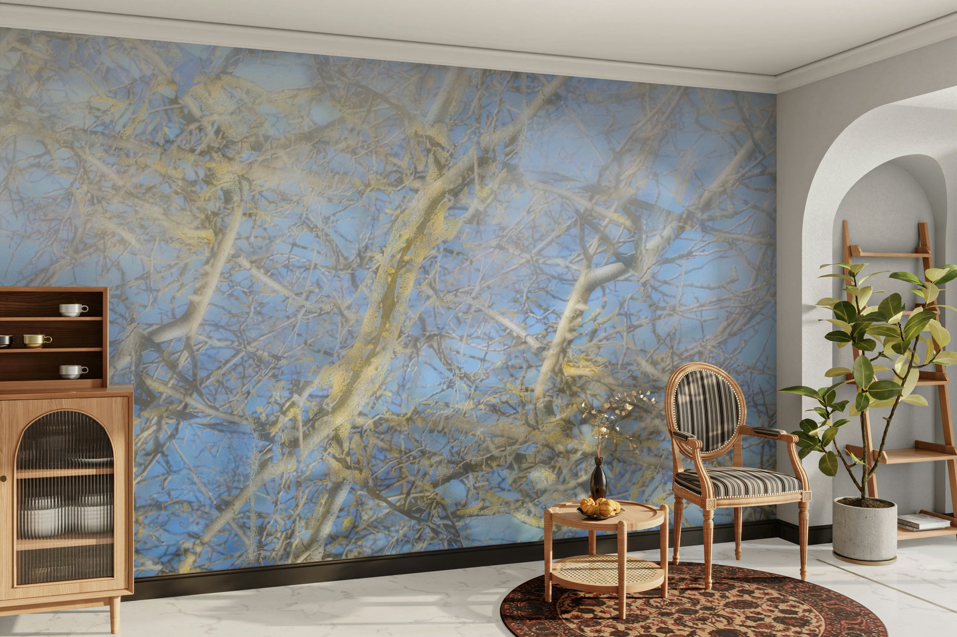 Creates a sophisticated and peaceful ambiance.

