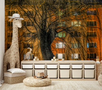 Ideal wallpaper for a living room, office, or dining area.

