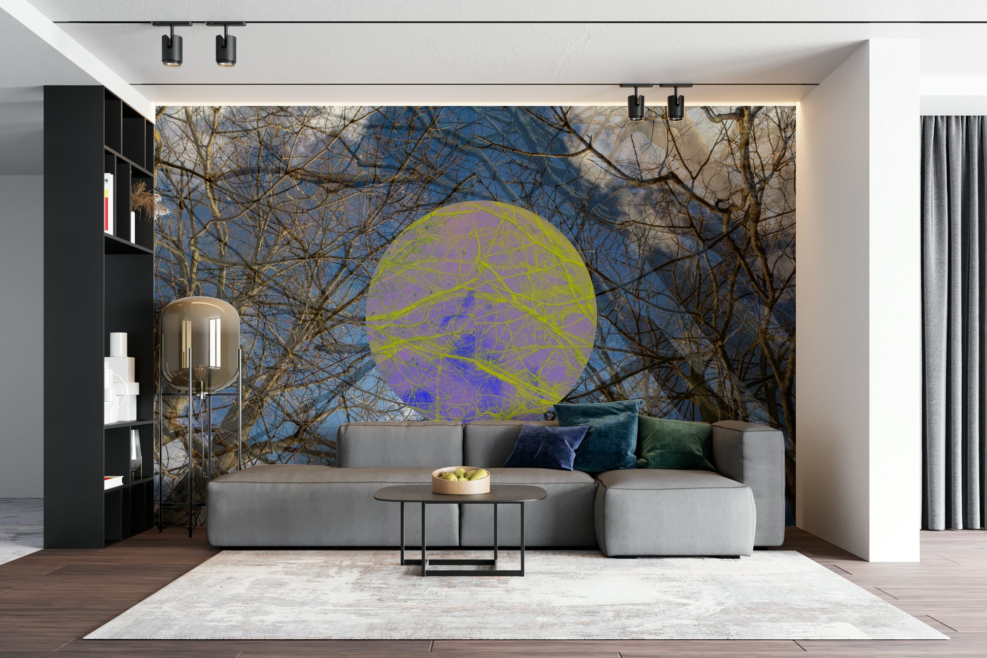 Modern tree wallpaper for walls
