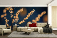 Floral mural for cozy rooms
