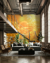 Serene nature photography with a warm glow.

