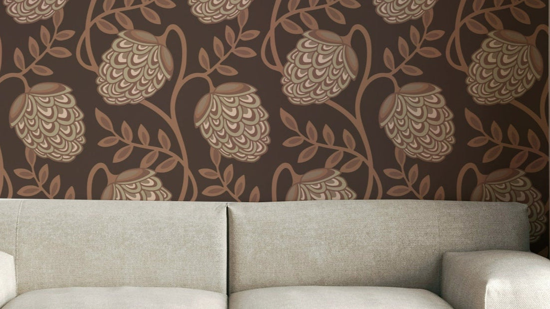 Seamless design for wall application.

