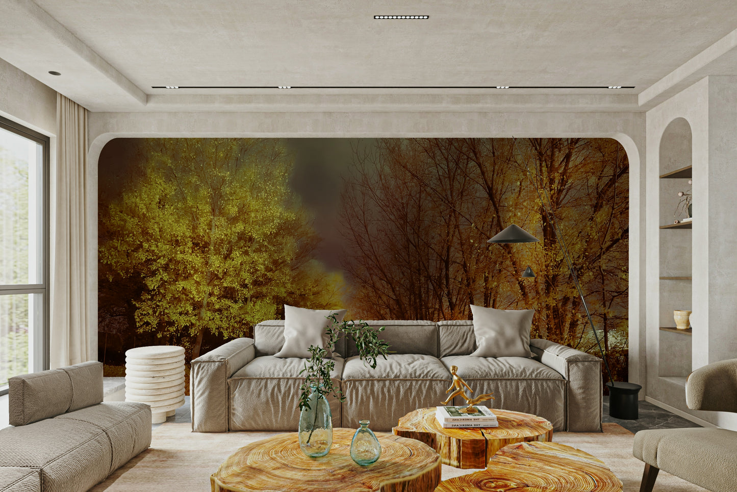 Night or twilight sky in the background.

