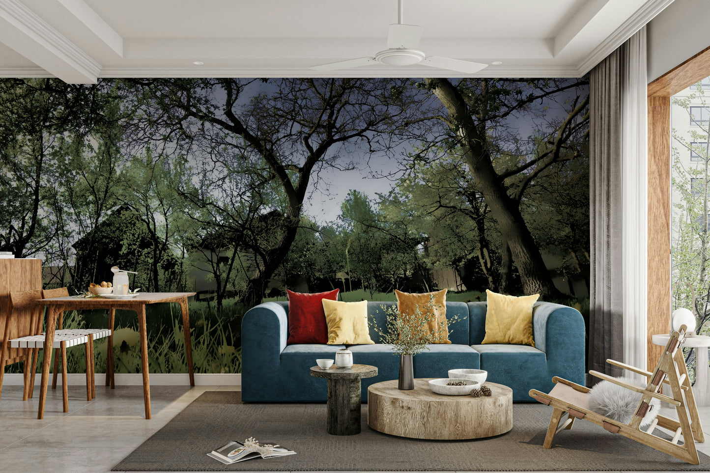 Wall decor evoking serenity and relaxation.

