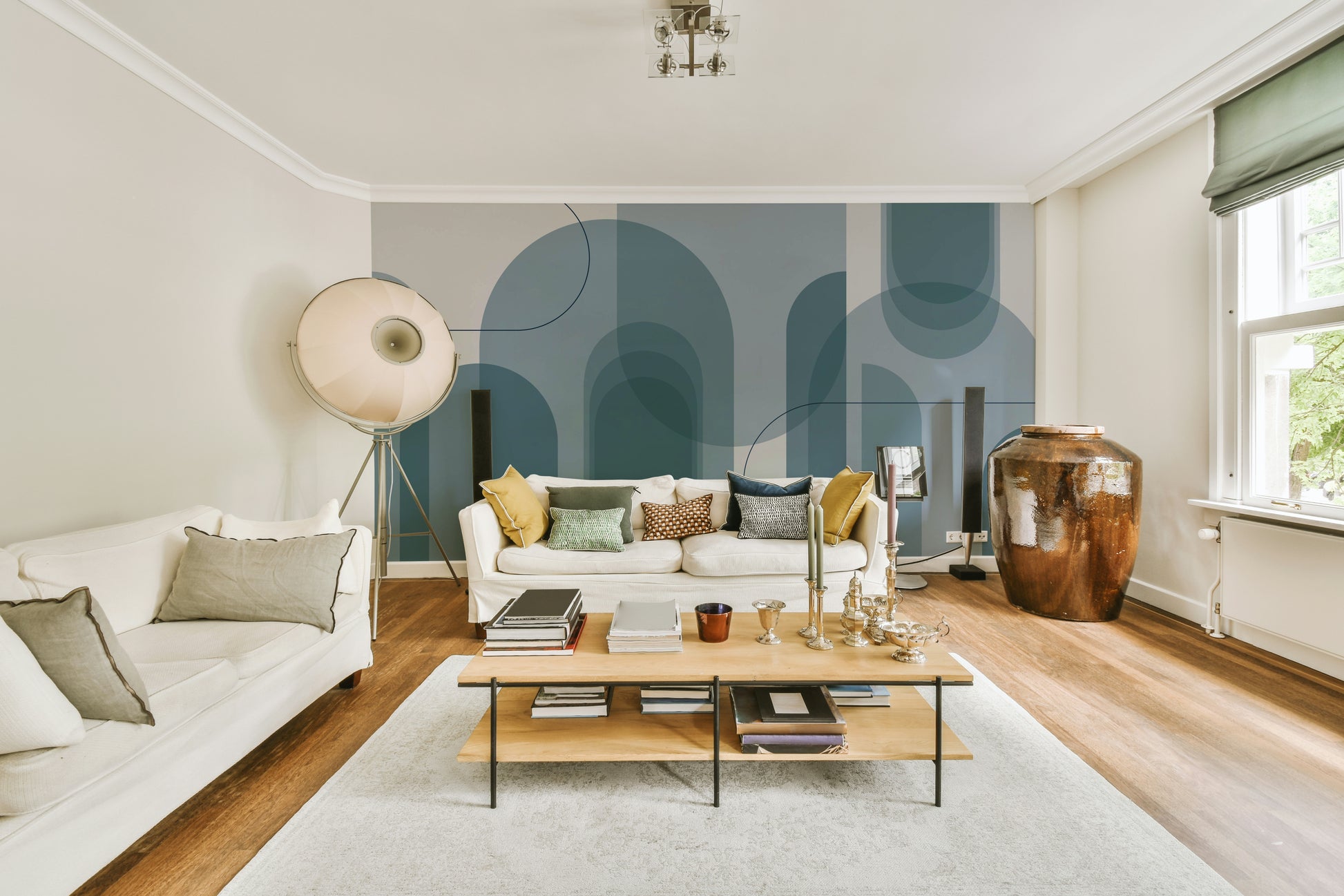 Harmonious and inviting backdrop.

