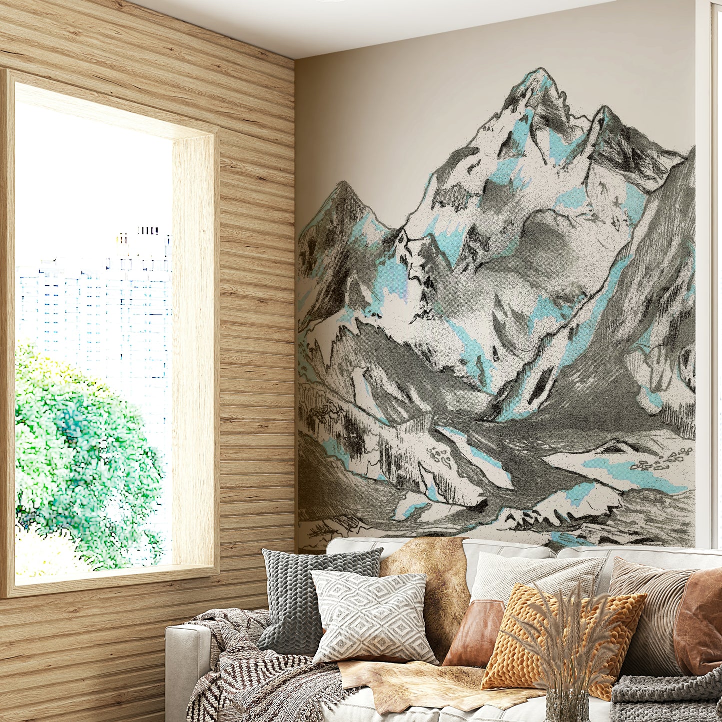 Ideal for a modern living space, office, or bedroom.
