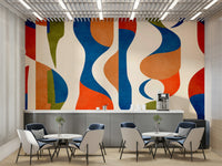 Clean lines and cool, muted color palette.
