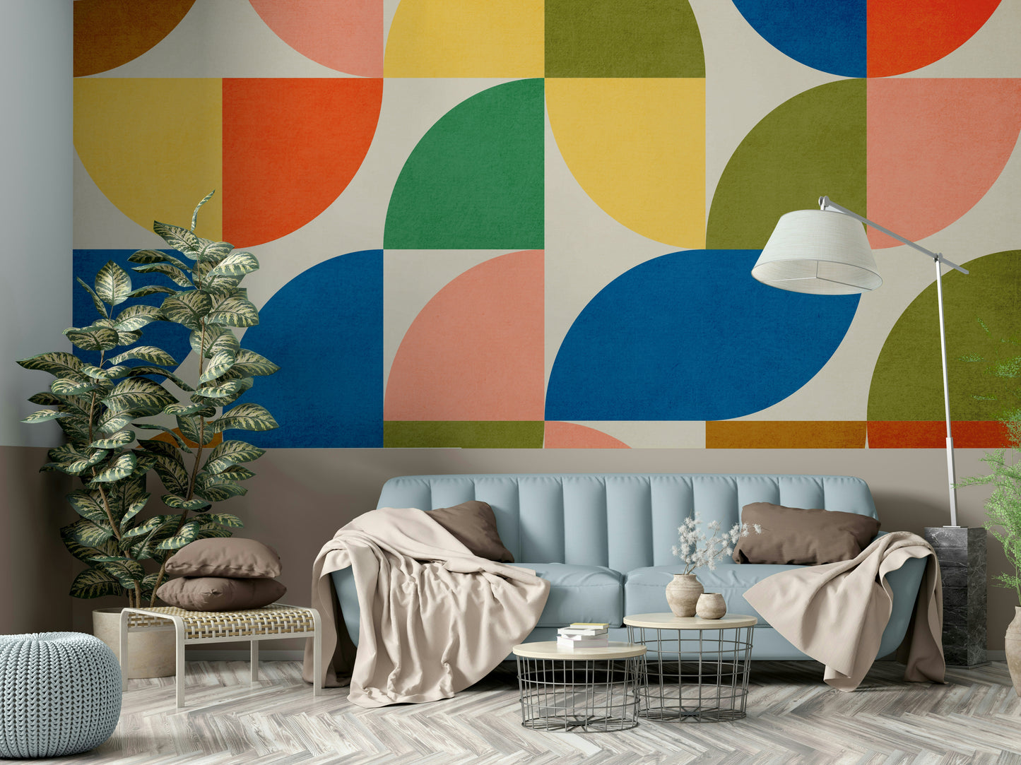 Detailed depiction of Stockholm's architecture.

