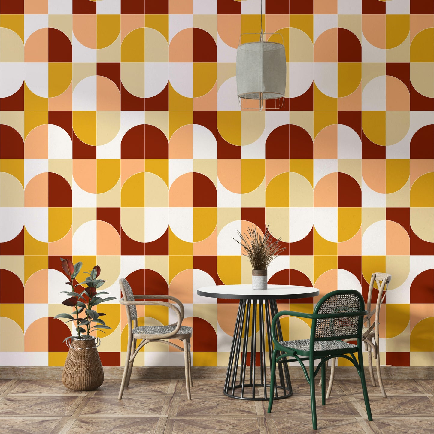 Contemporary aesthetic for interior design.

