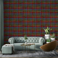 Elegant and timeless checkered wallpaper.

