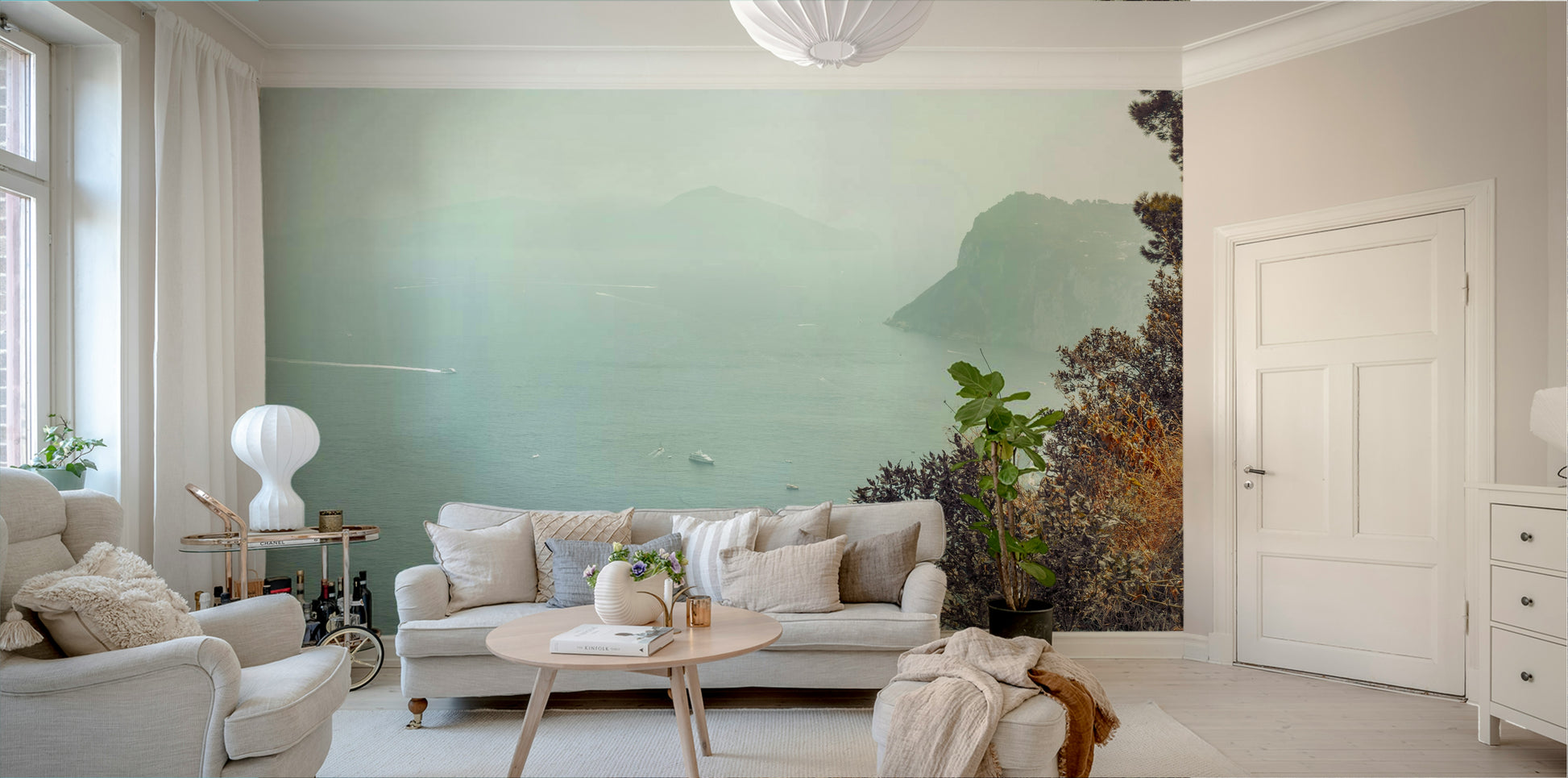 High-resolution image of the Gulf of Naples.

