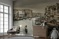 Other boats navigating the waterway.

