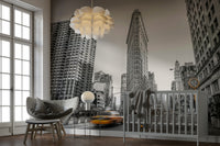 Evokes the energetic pulse of the city.

