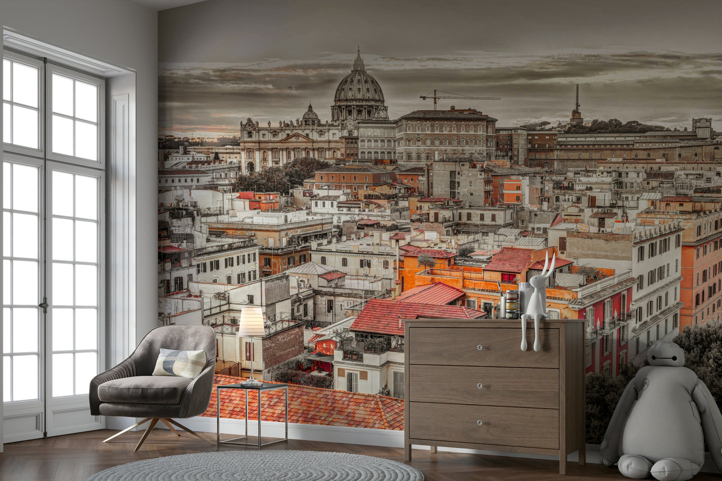 Evocative atmosphere of Rome.

