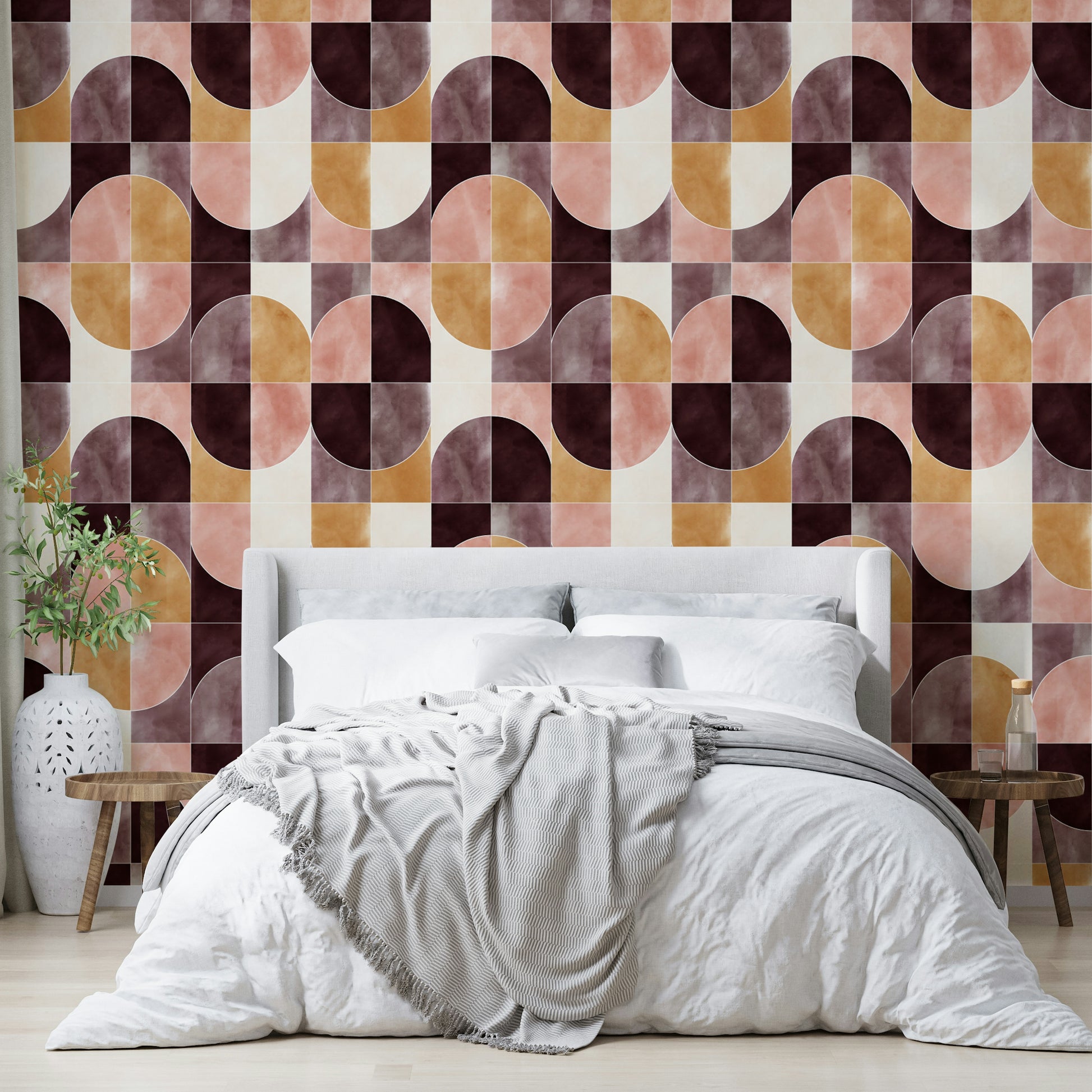 Inviting and harmonious style.

