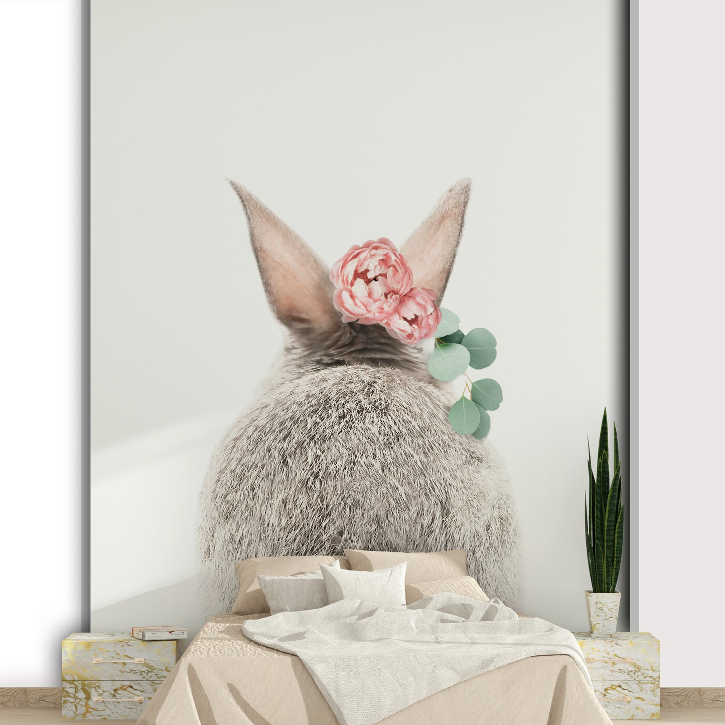 Wall decor evoking happiness and a love for animals and nature.

