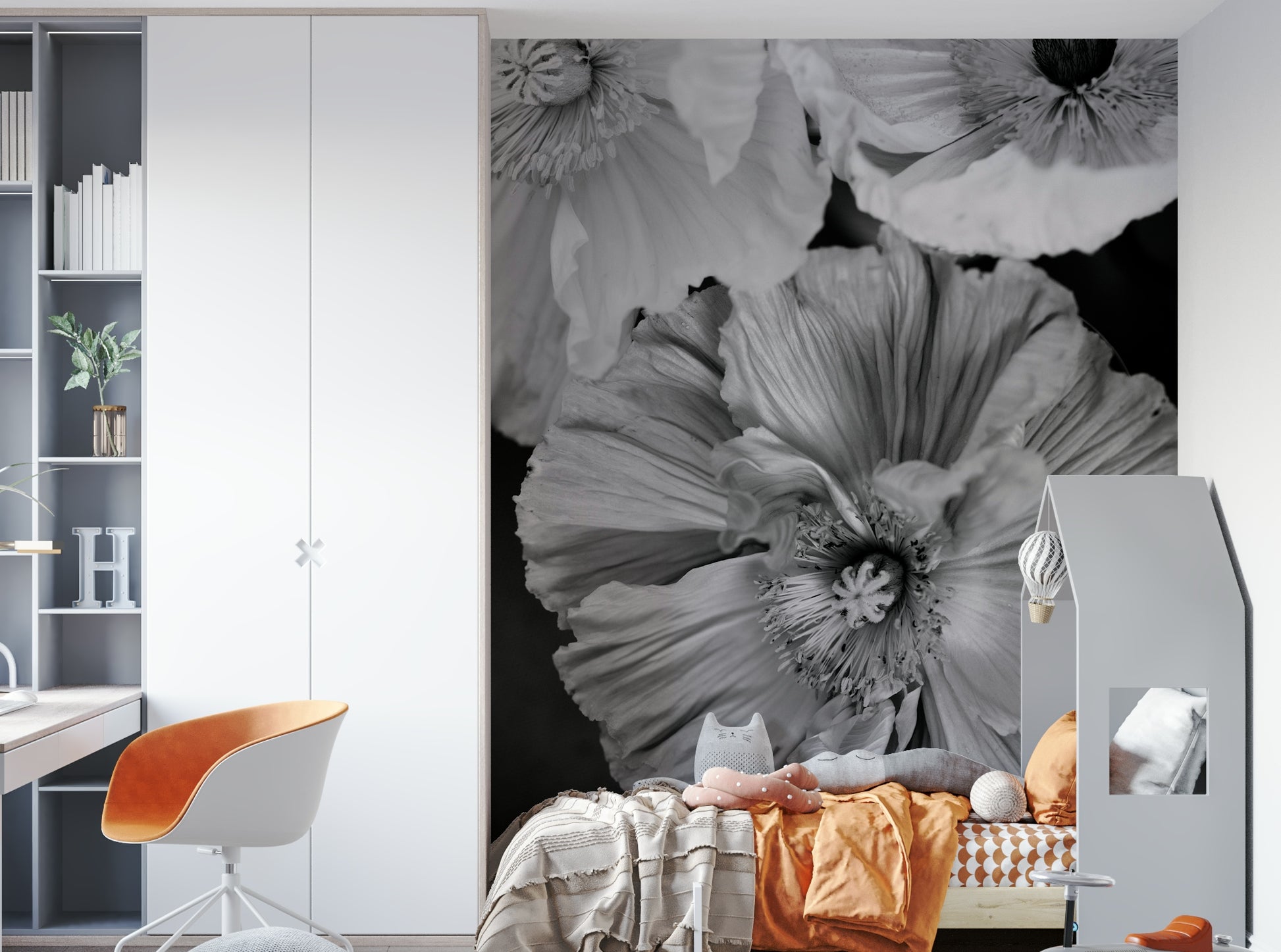 Seamless pattern for wall application.

