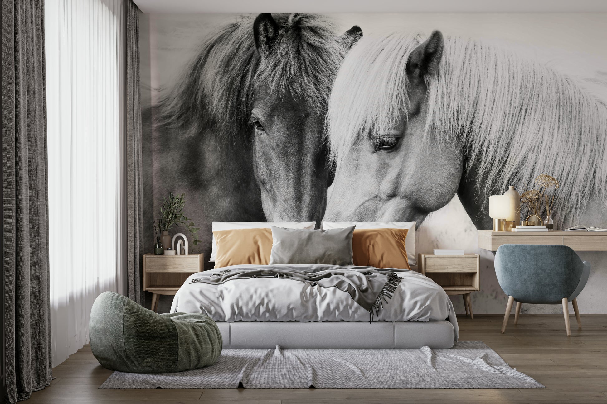 High-resolution image of horses.

