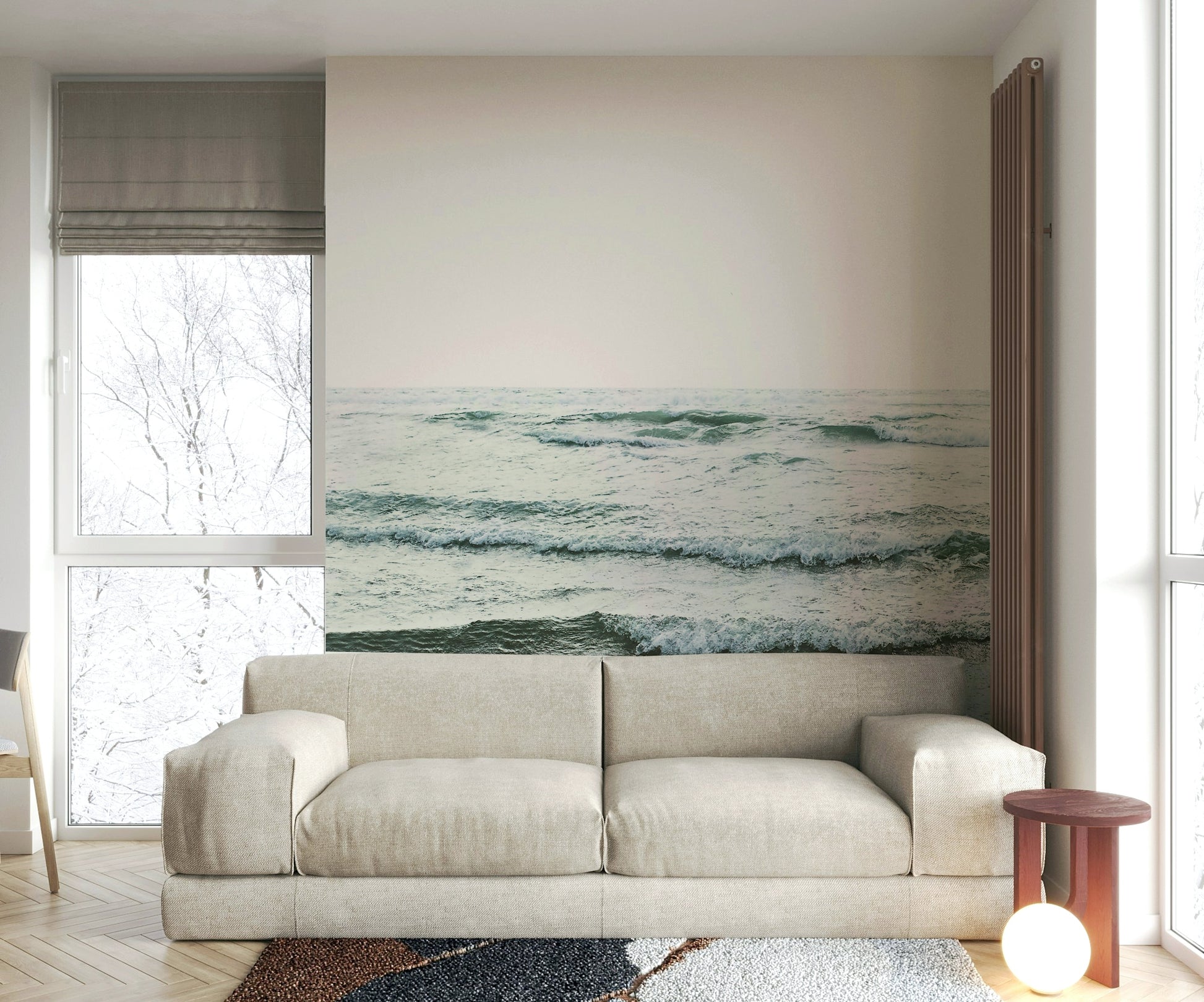 Inviting and calming aesthetic.

