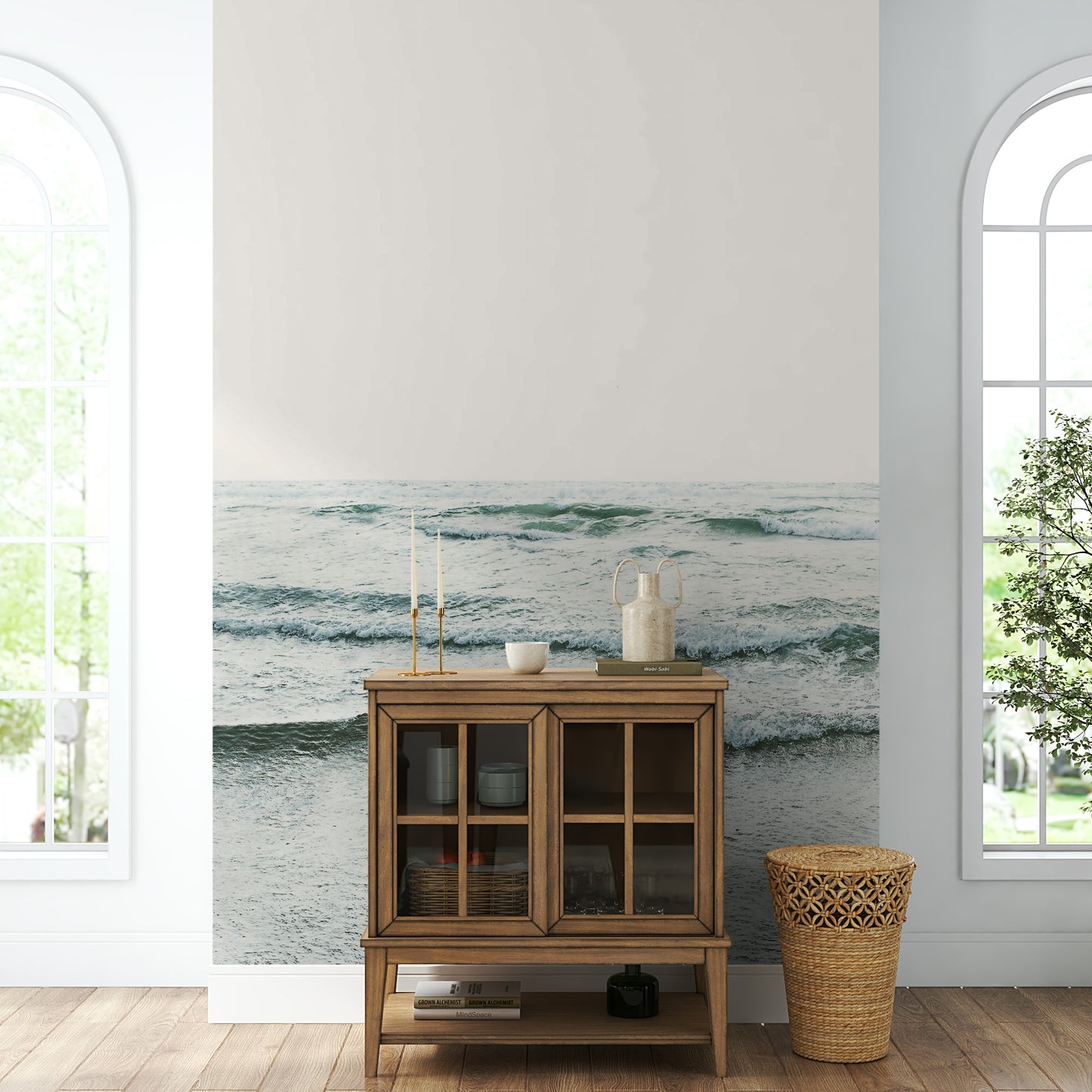 Wall decor evoking serenity and oceanic beauty.

