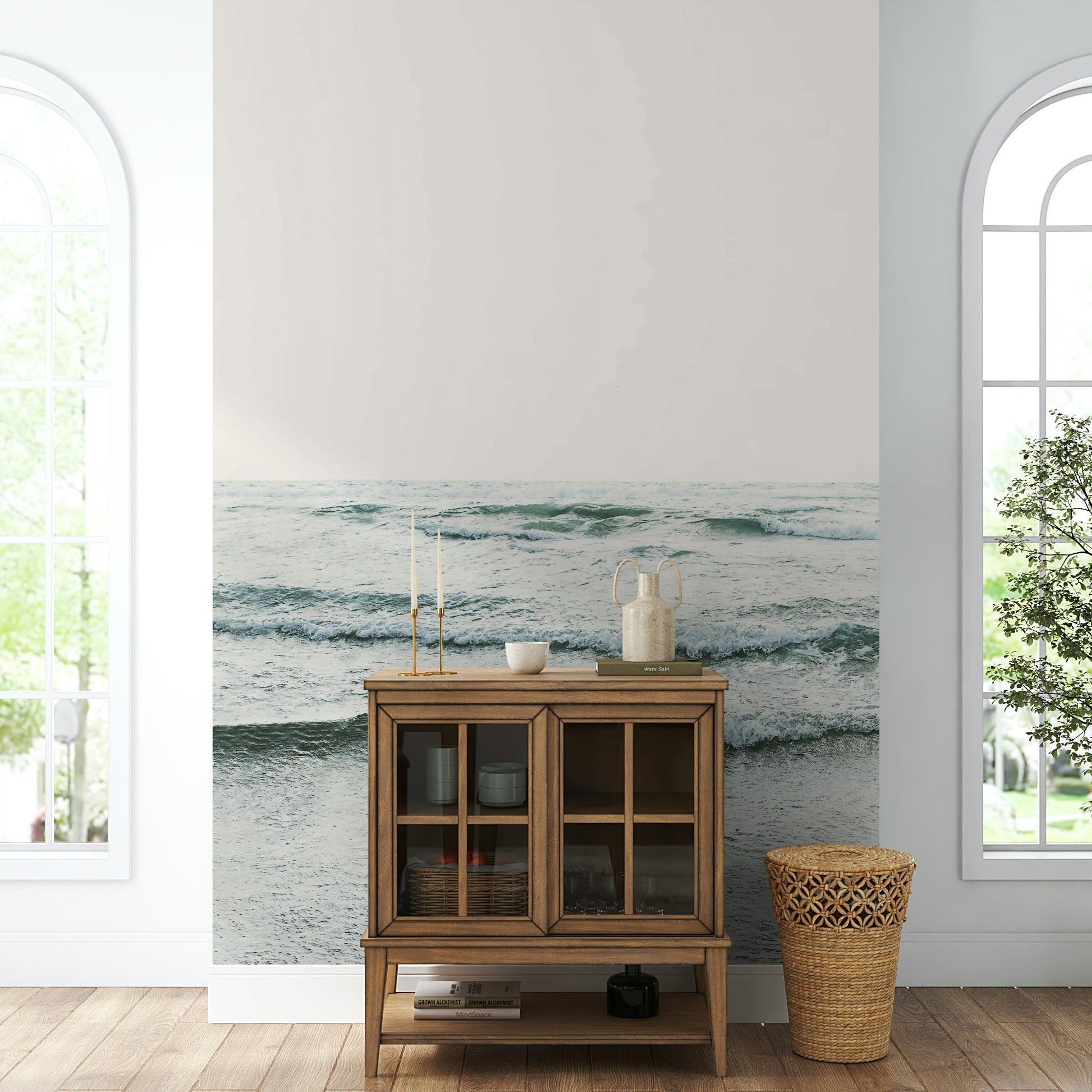 Wall decor evoking serenity and oceanic beauty.

