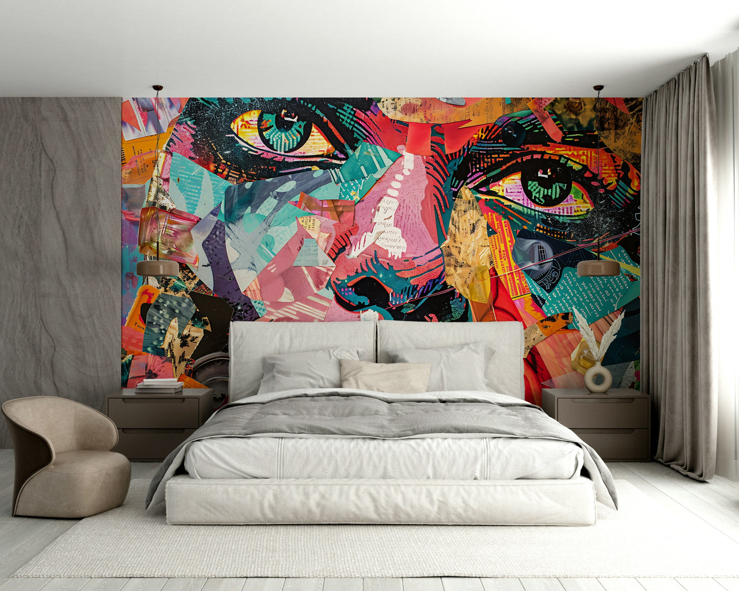 High-resolution image of a kaleidoscopic composition.

