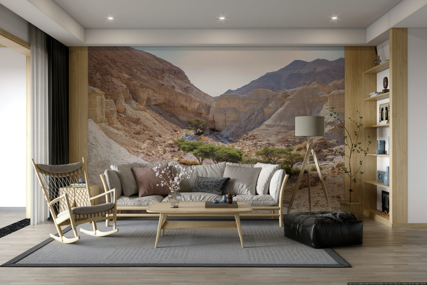 Dramatic natural beauty.

