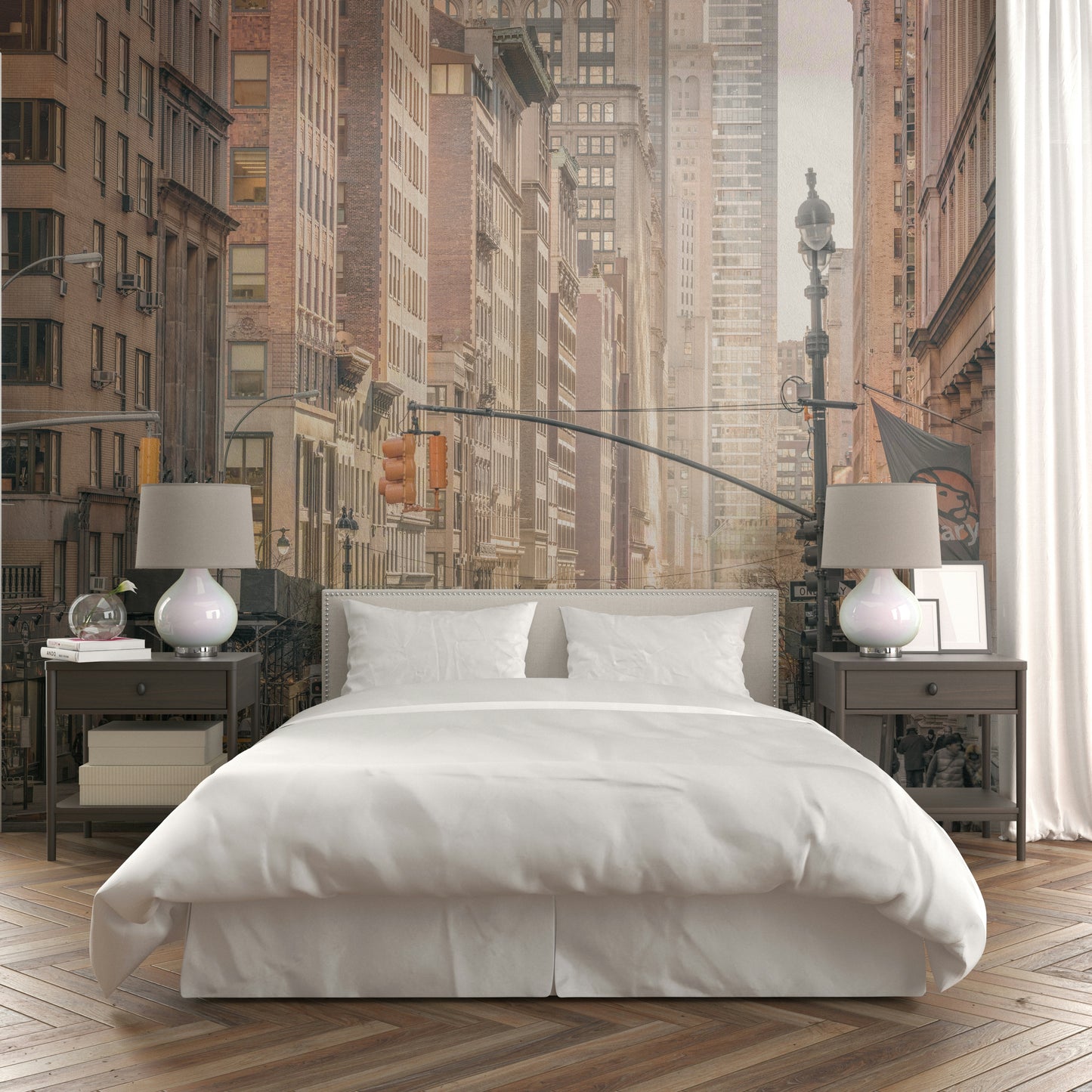 Towering classic Manhattan architecture.

